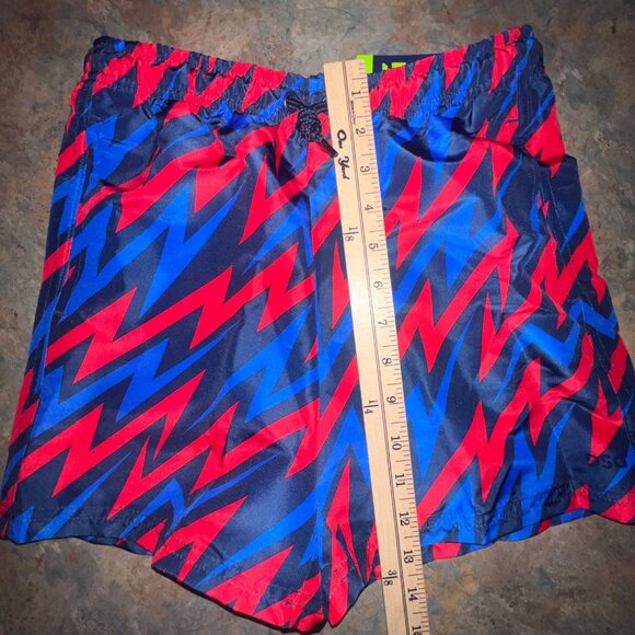 DSG Boys Small Woven Volley Shorts‎ University Navy Bolt Print - Picture 4 of 9